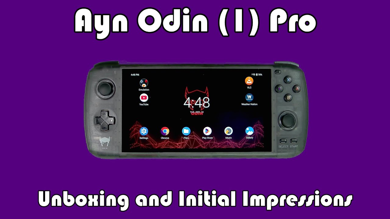 AYN Odin Pro: Initial Impressions, Size Comparisons, Initial Setup, and Gameplay