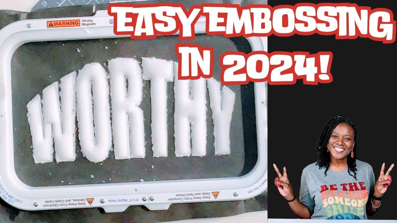 Вышивка для начинающих: простое тиснение в 2024 году #тиснение #вышивка #ricoma