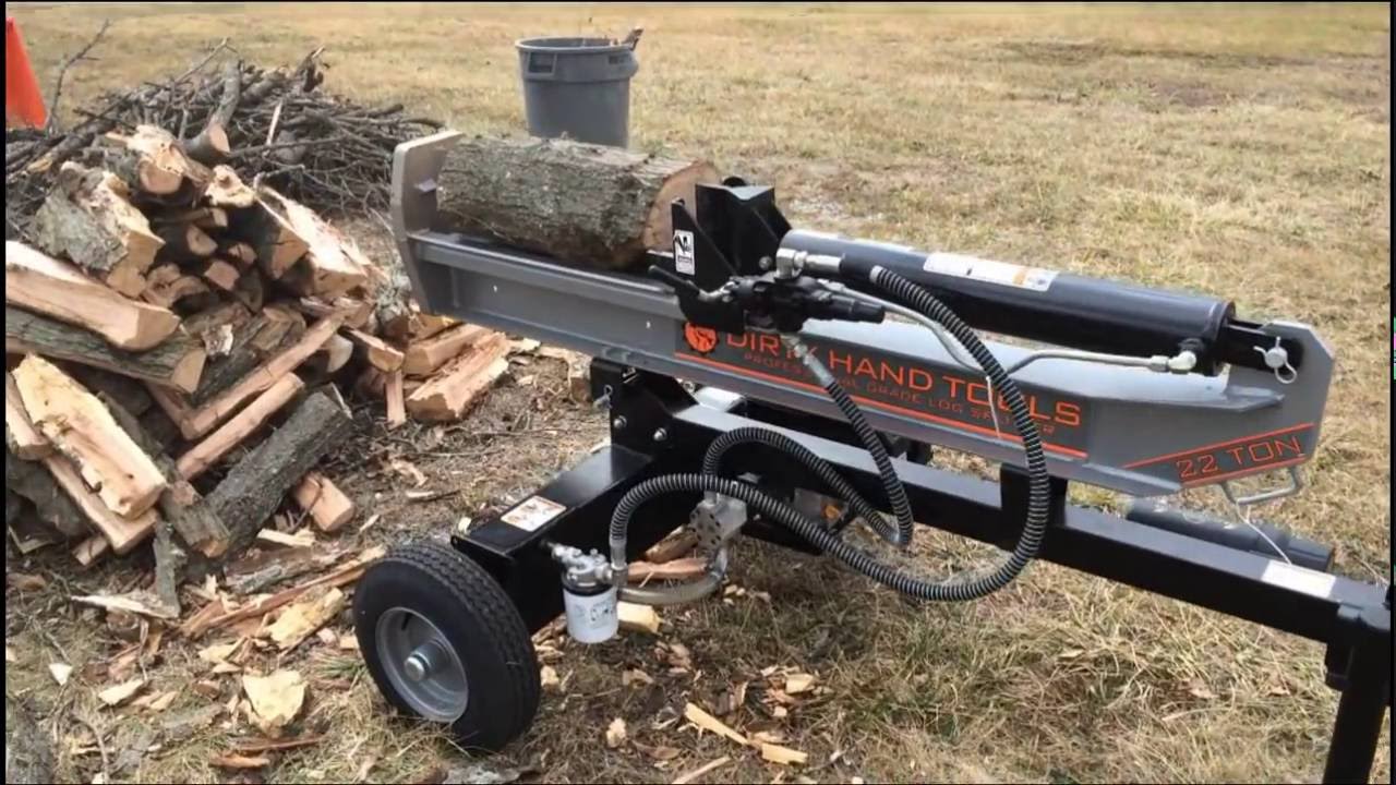 Dirty Hand Tools 22 ton logsplitter from Lowes