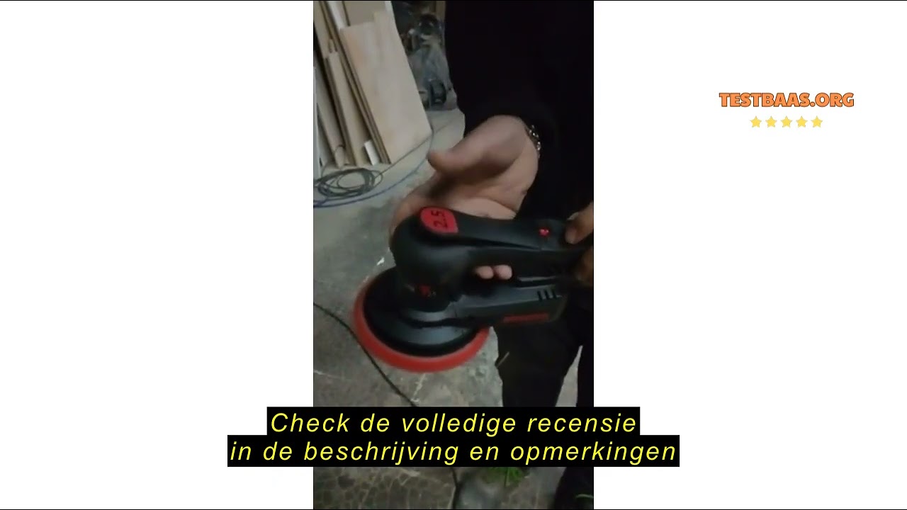 Review MENZER Excenterschuurmachine ETS 150 5.0 voor de Grove Schuurgang en de Tussenschuurgang incl