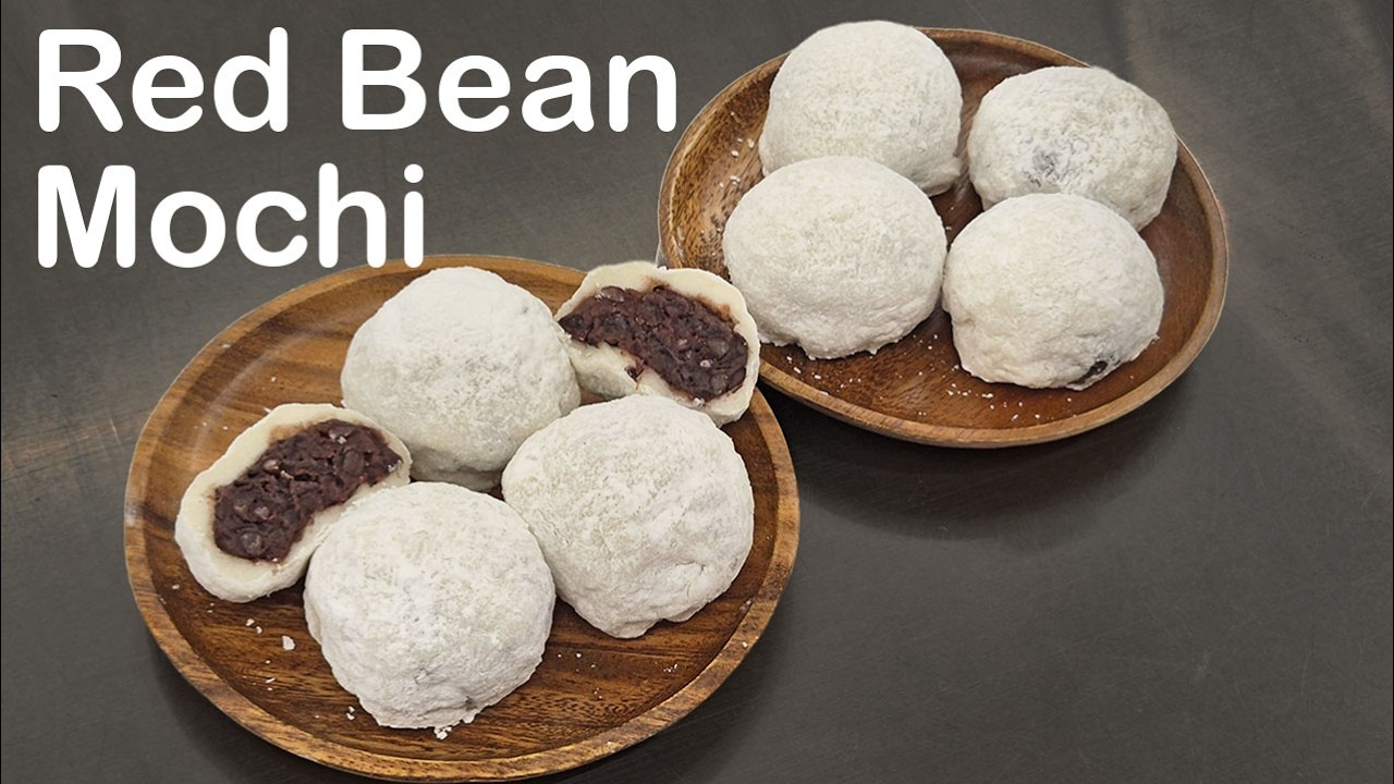 Red Bean Chapssaltteok Recipe | SOFT FOR LONG | Korean Rice Cake | Mochi | 大福餅