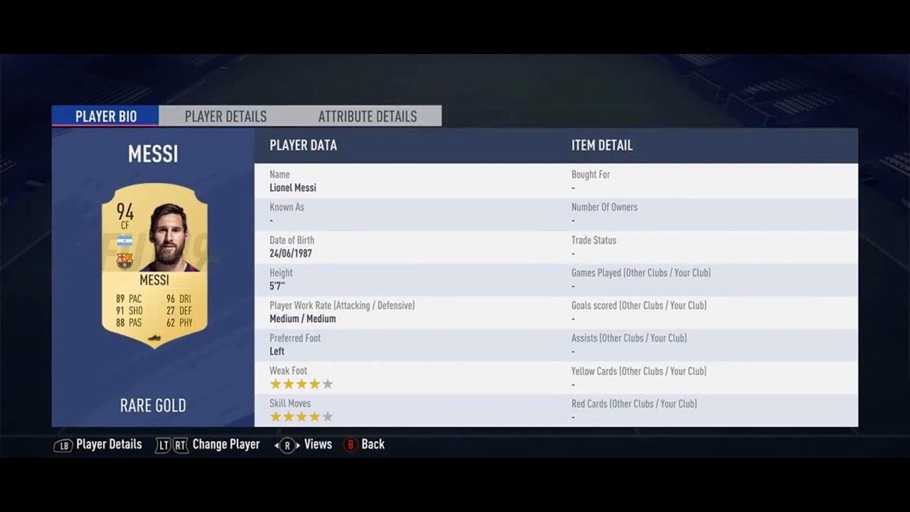 LEAKED FIFA 19 RATINGS! FT. MESSI, SALAH & MORE!