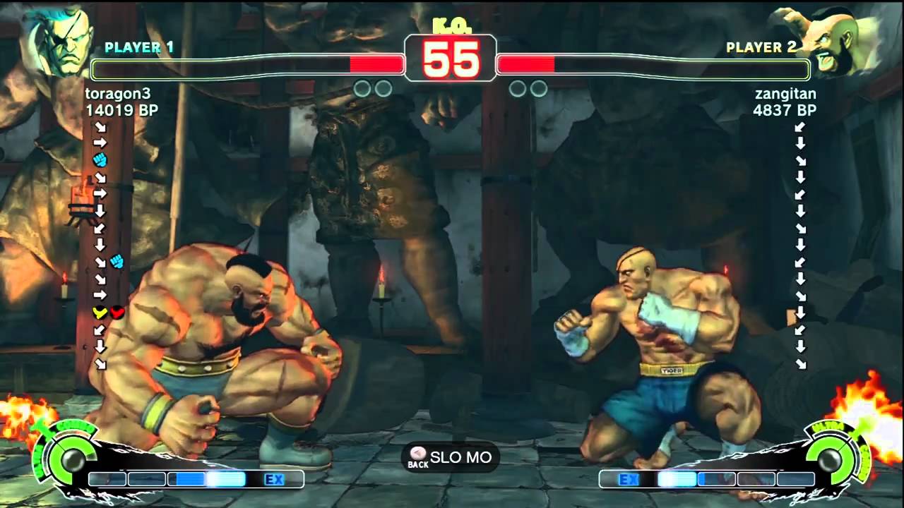 Zangitan [Zangief] vs toragon3 [Sagat] SSF4 Japanese Online Ranked Matches - TRUE-HD