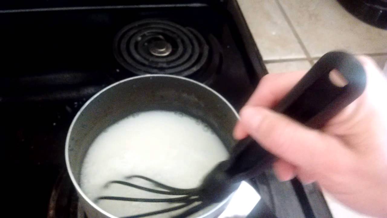 Easy homemade glue with flour and water for paper mache