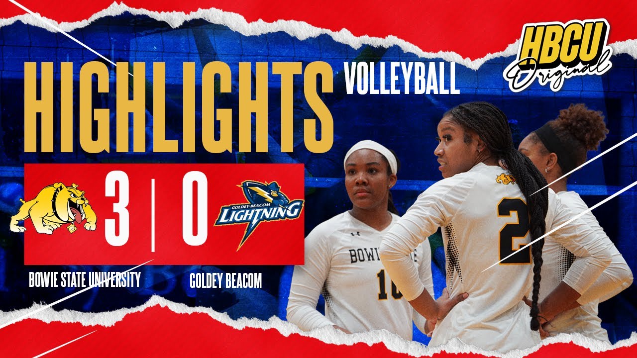 Bowie State Volleyball DOMINATES Goldey-Beacom 3-0
