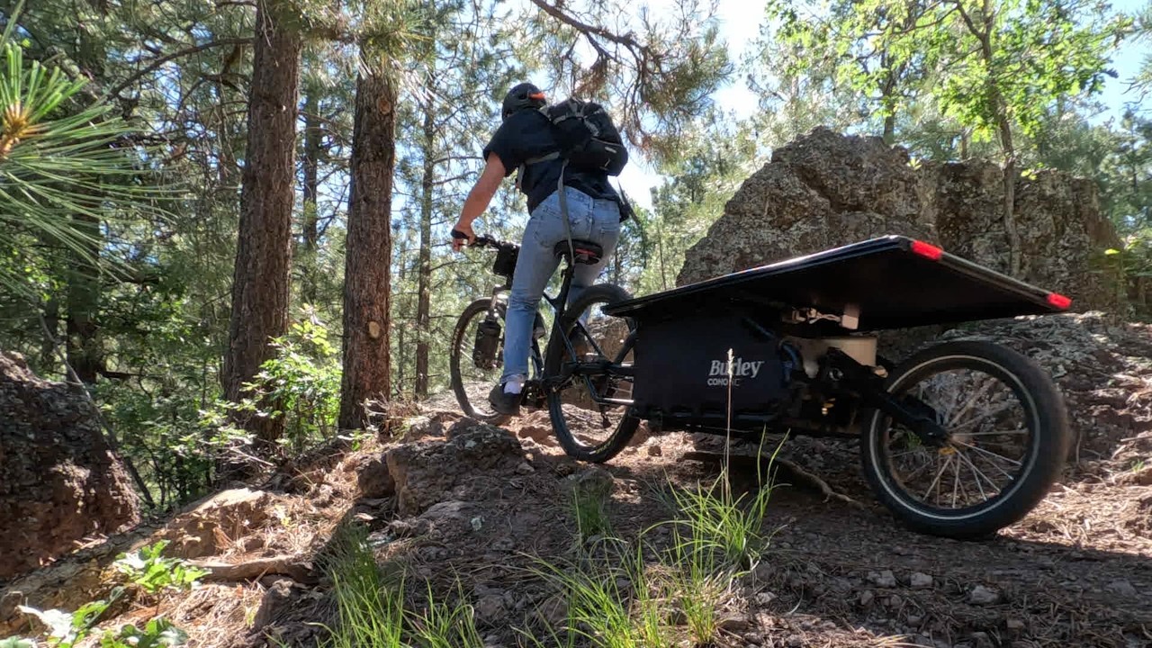🚴‍♂️Solar Electric Bike camping Arizona Trail