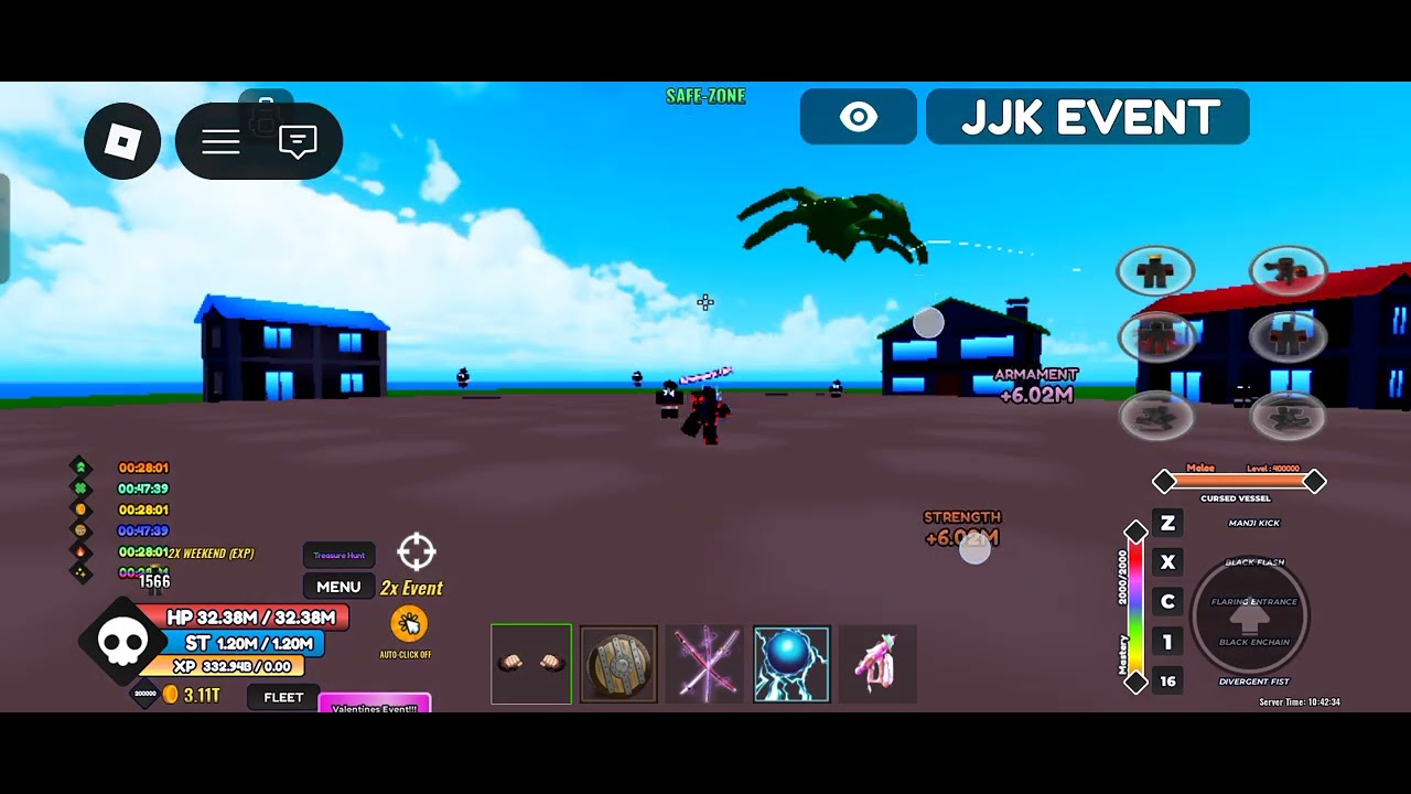 Showcase cursed vassel style in one fruit simulator