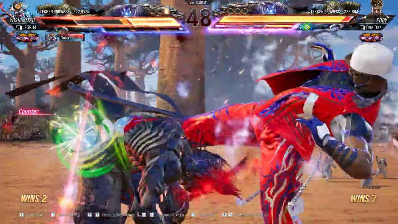 Tekken 8 JFGRIM Yoshi vs Eddy Gordo (Low God Tier)