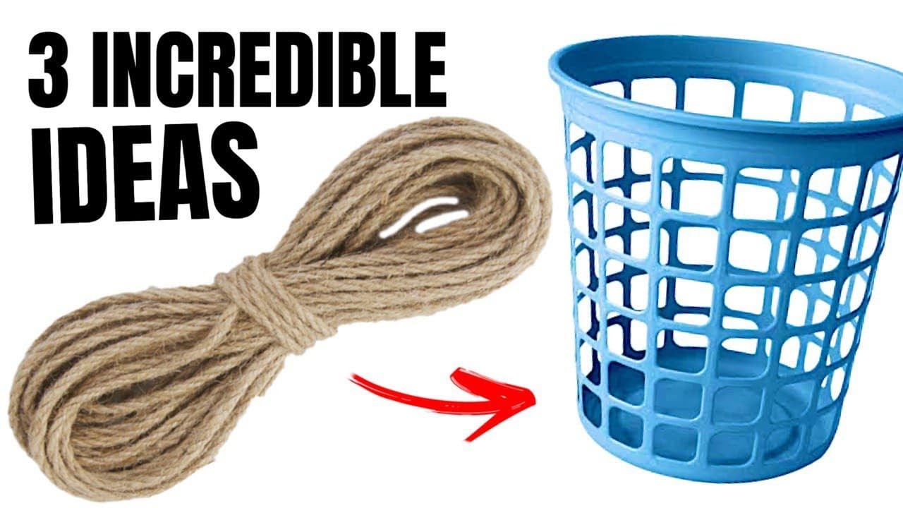 3 Amazing Ideas from Jute Jute Rope Craft Ideas