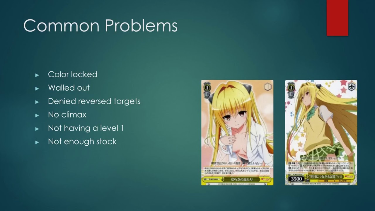 Weiss Schwarz Beginner's Guide: Level 1