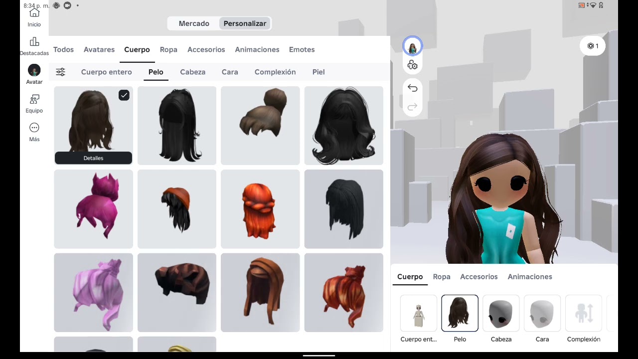 Mi nuevo avatar #roblox