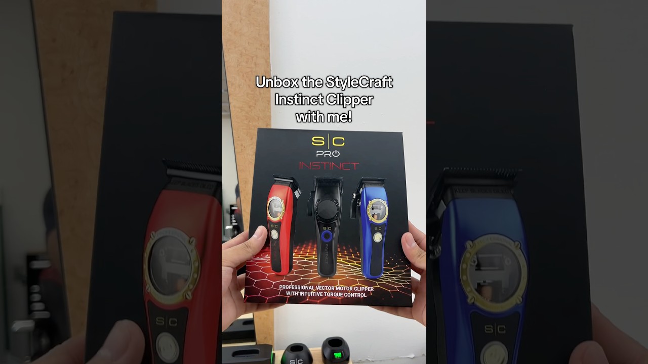 STYLECRAFT INSTINCT UNBOXING #barber #stylecraft #clipperreview #clippers #unboxing