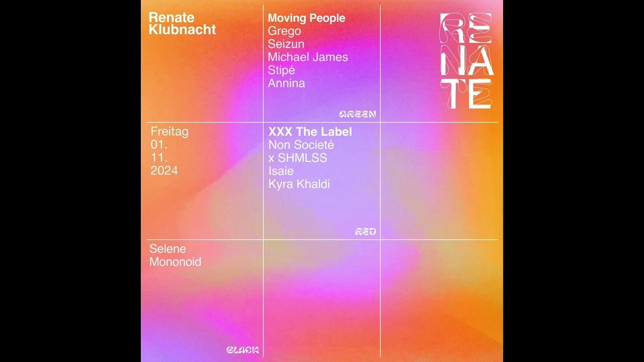 Selene - Wilde Renate - Opening [01.11.24] w/ Nicko Shuo - Scape #2 (Linear Phase Remix)