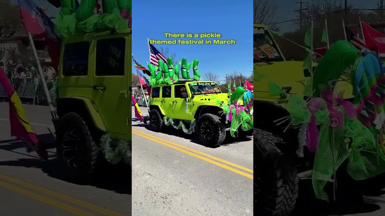 🥒😍Pickle Festival in Texas 🍀The world’s only St