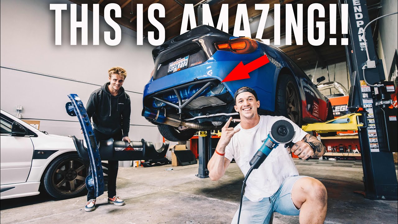 CUTTING UP MY TURBO BRZ...