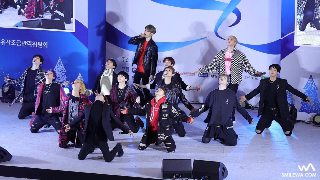 171208 세븐틴 (SEVENTEEN) '울고 싶지 않아' 4K 직캠 @러브 밀크 페스티벌 4K Fancam by -wA-