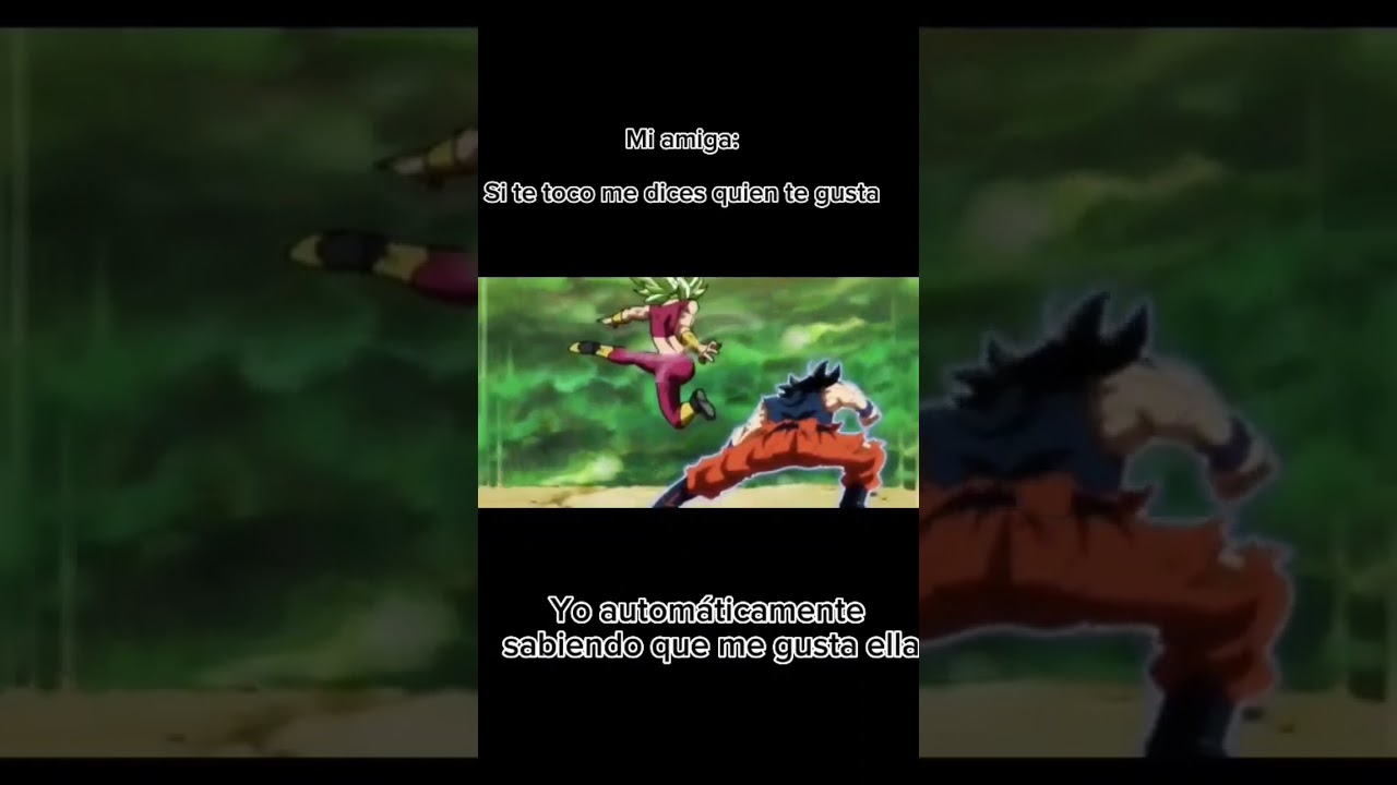 Si te toco me dices quien te gusta #shorts #dragonball