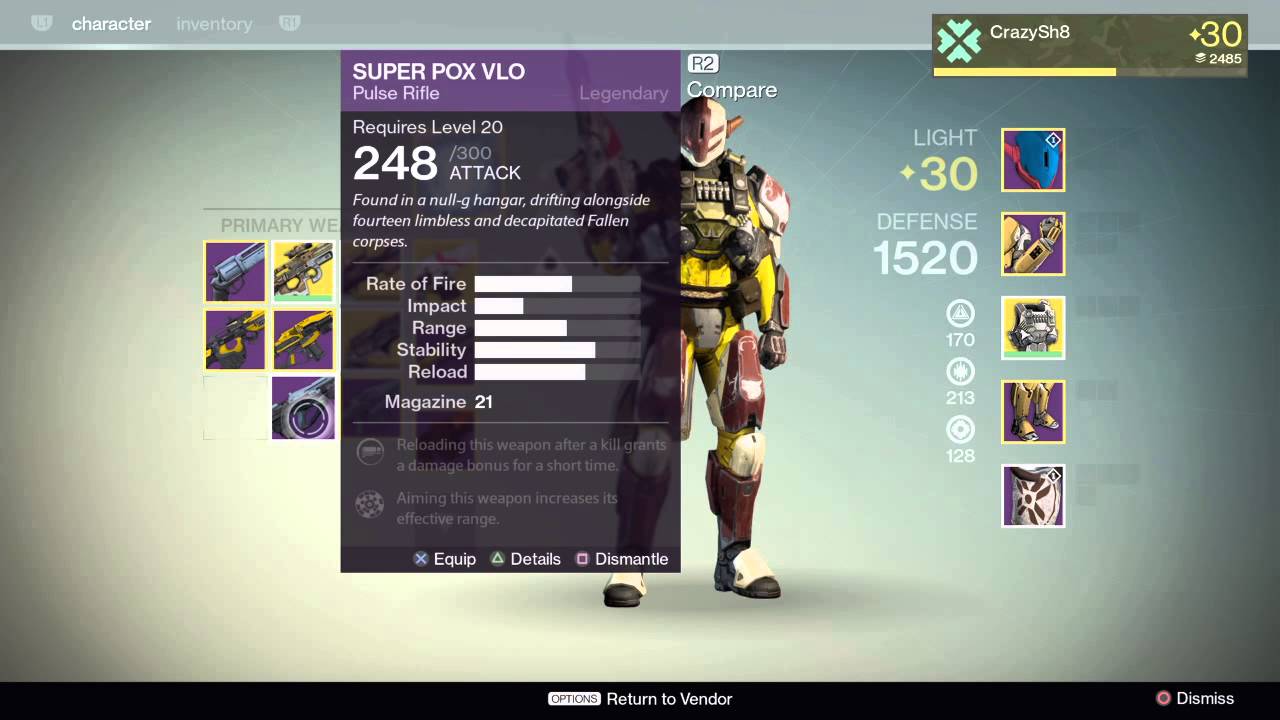 300 Attack weapon from engram AFTER DLC
