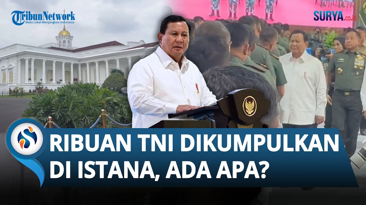 ADA APA? Prabowo Tiba-tiba Kumpulkan RIBUAN Komandan TNI di Bogor, Ternyata Ini Alasannya