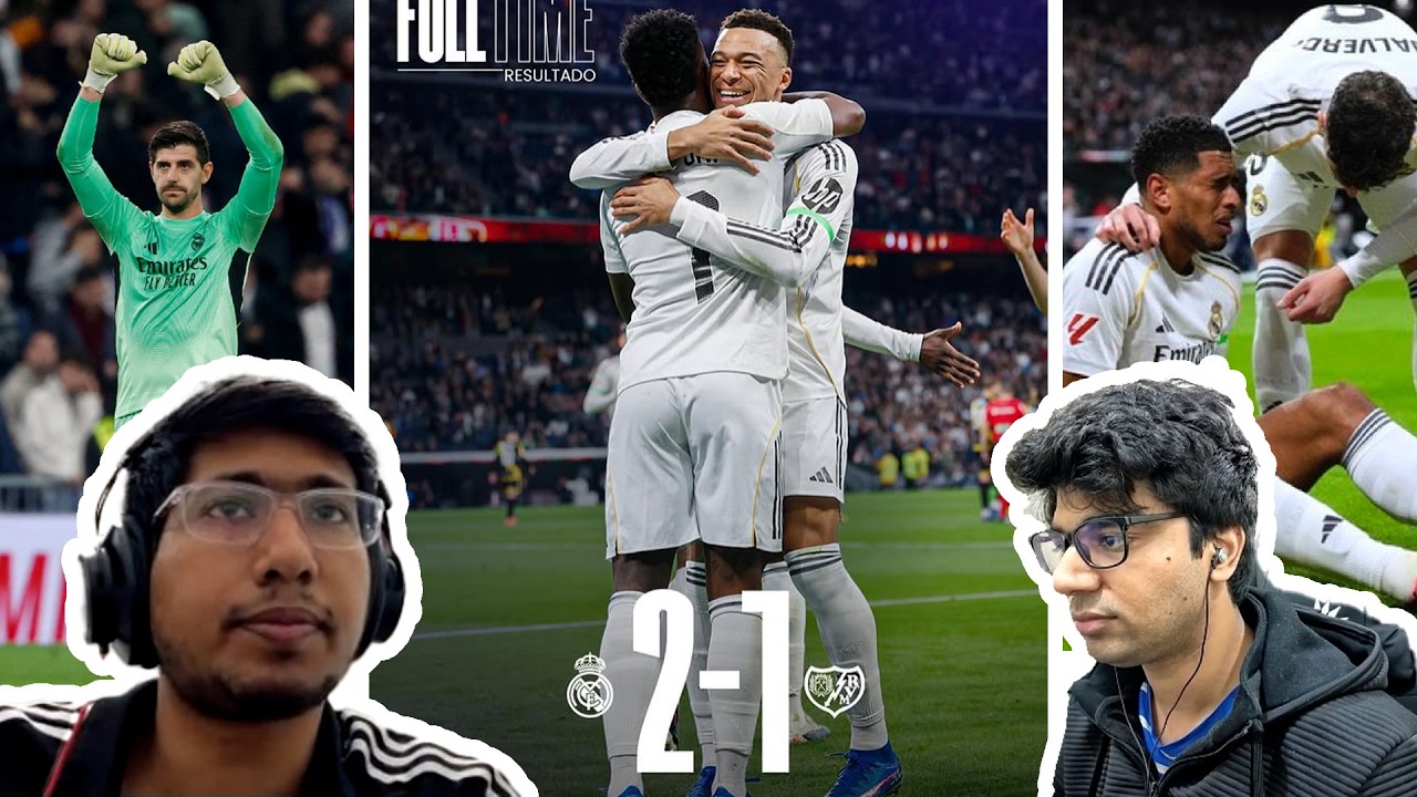 Real Madrid 2-1 Rayo Vallecano | Lucky to get 3 POINTS