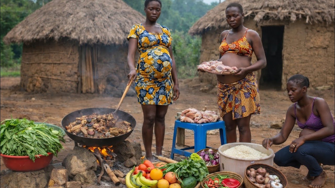 Simple And healthy African Food for Pregnant woman// Only in Traditional home in Africa🌍