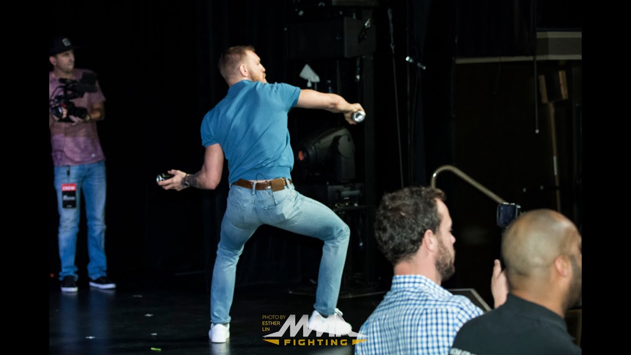 Chaos Breaks Out at UFC 202 Press Conference