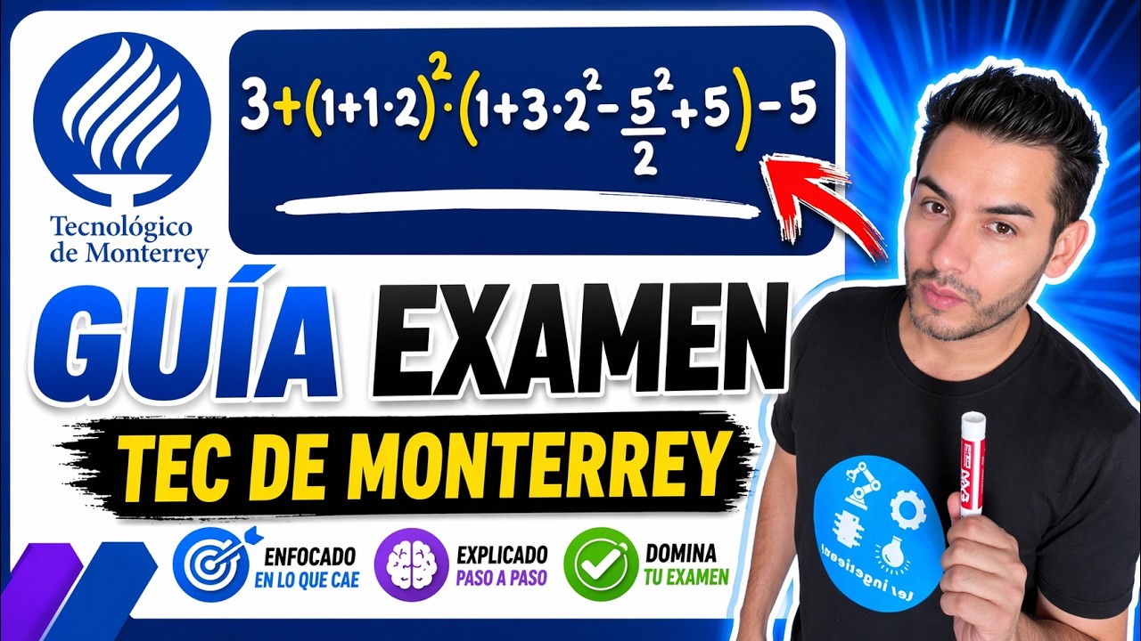 Ⓜ️​Guía ADMISIÓN TEC DE MONTERREY [𝙀𝙟𝙚𝙧𝙘𝙞𝙘𝙞𝙤𝙨 𝙃𝙖𝙗𝙞𝙡𝙞𝙙𝙖𝙙 𝙈𝙖𝙩𝙚𝙢á𝙩𝙞𝙘𝙖 😎​🫵​💯​]