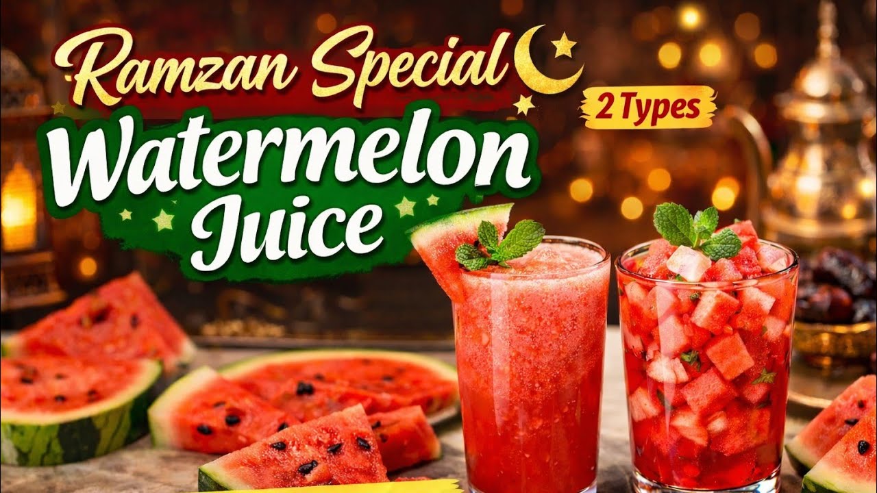 Simple & Quick Juice Recipes | Watermelon Juice Recipes | How to Make Watermelon Juice 
