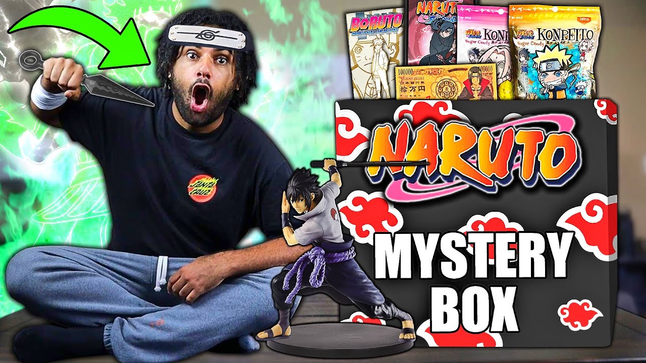 Buying RARE NARUTO PRODUCTS!! SDCC EXCLUSIVES!! *TASTE OF KONAHA MYSTERY BOX*