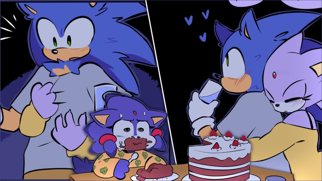 Sonic x Blaze’s Sweet Midnight Surprise | Sonic AU Comic Dub