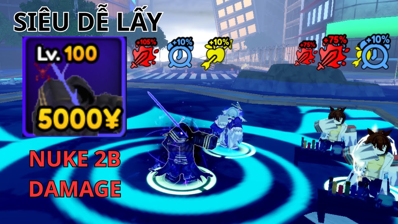 Siêu Dễ Lấy Cho Newbie Với Khả Năng Nuke Damage Cực Khỏe | Zid (Atomic) | Roblox Anime Guardians