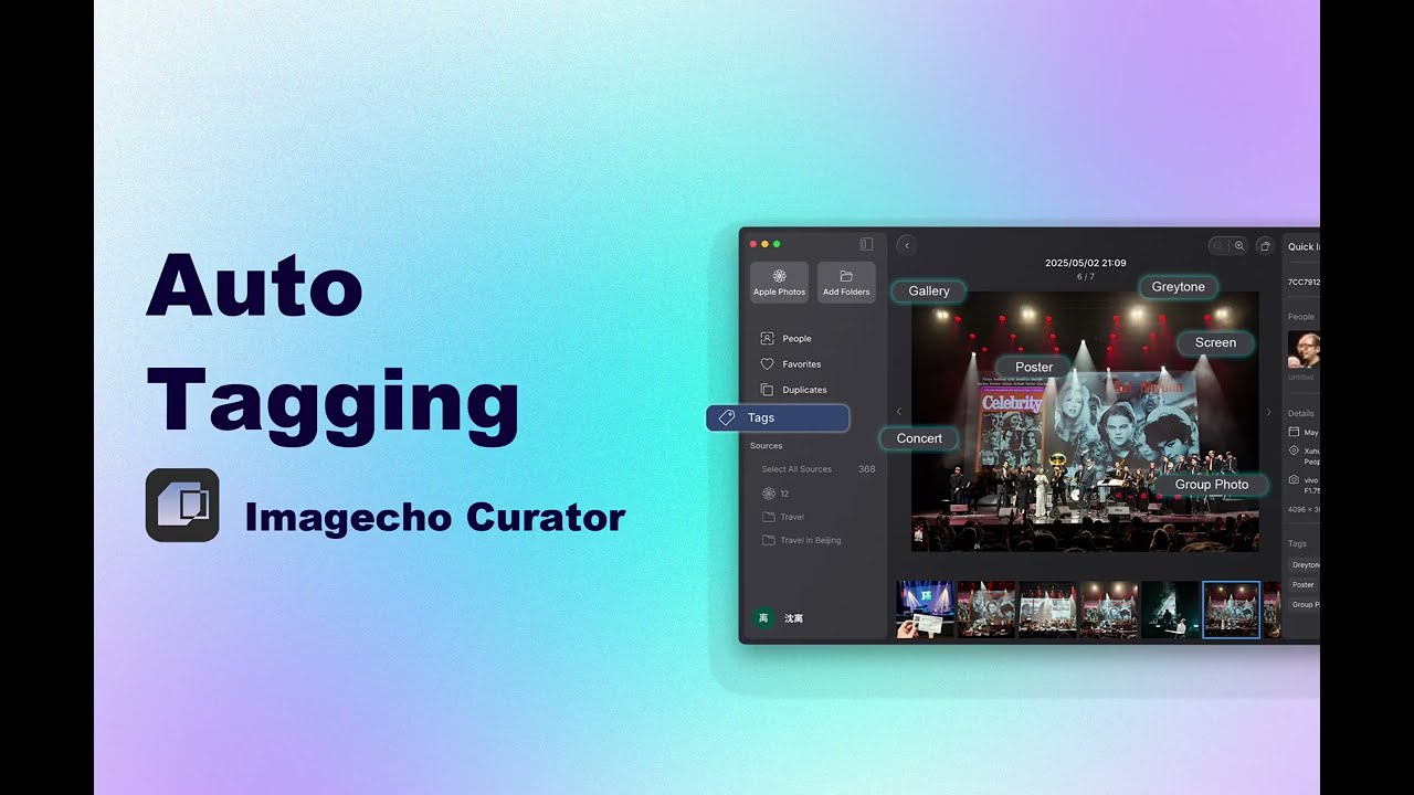 How to Auto-Tag & Organize 10,000+ Photos on Mac | Imagecho Curator