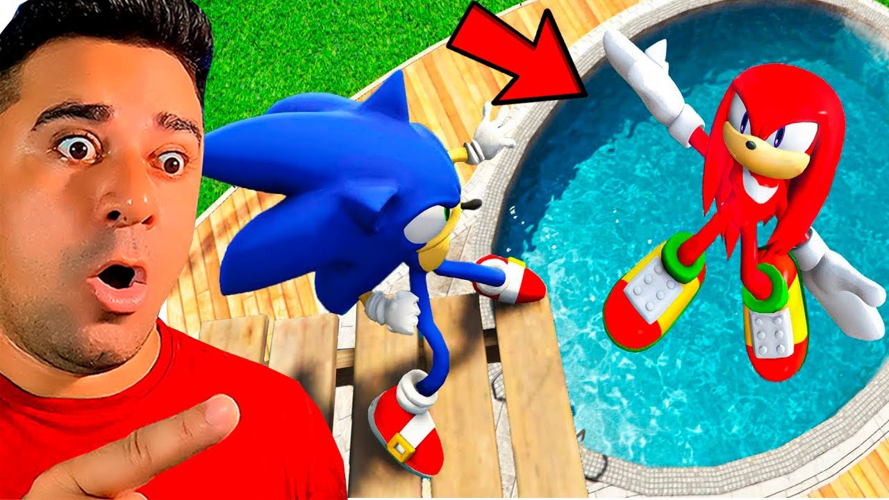 REAGINDO AO SONIC & KNUCKLES vs Queda de 9.784.235 de Altura😱