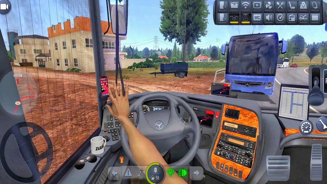 Bus Simulator Ultimate: Luxury Mercedes Benz Bus Offroad Driving - Android Gameplay