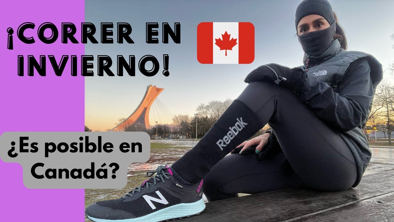Correr en invierno bajo 0 grados ROPA y TENNIS que utilizo en Canadá