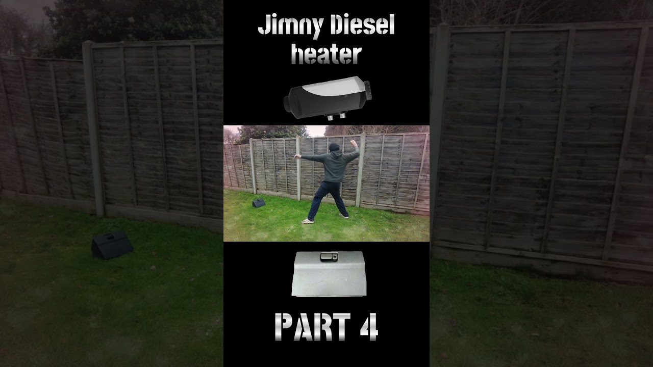 Я установил дизельный обогреватель в бардачок своего Jimny. Часть 4. 