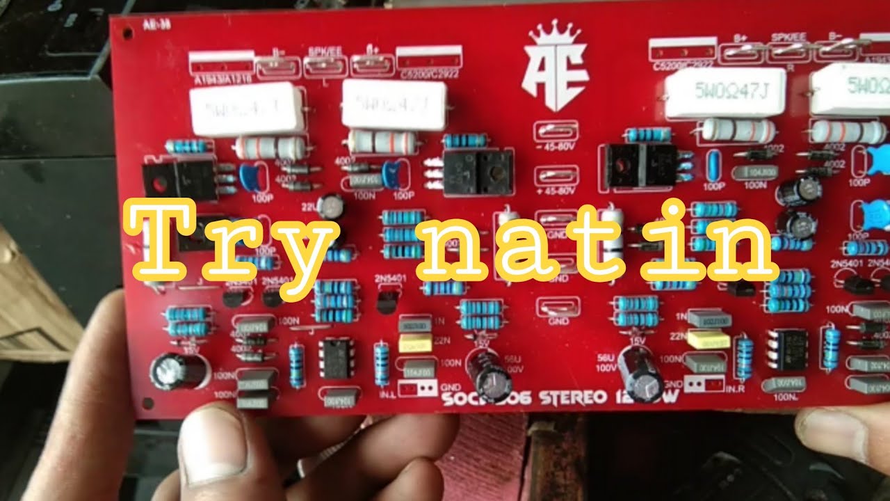 SOCL 506 stereo amplifier || my first try