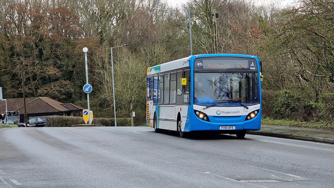 [On loan from Ashford] Stagecoach in Hastings 36119 - FX10 AFE; Route 319. | ● 28/02/2026.