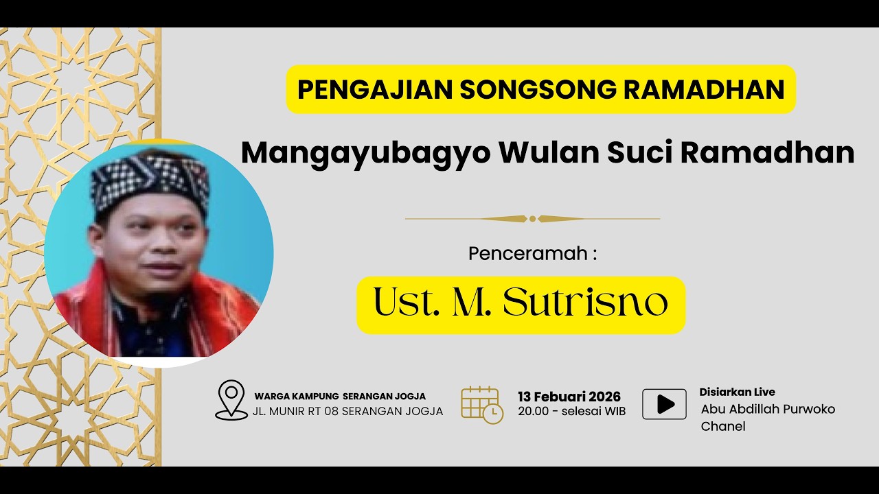 Pengajian Songsong Ramadhan