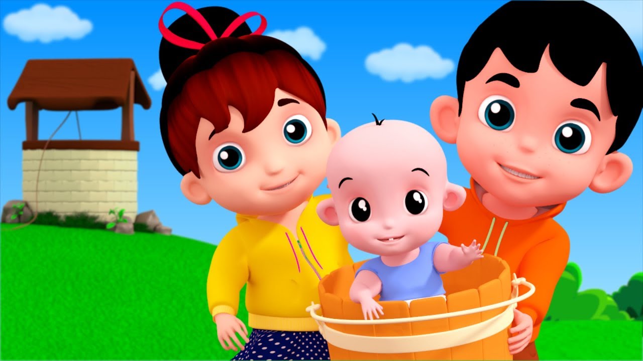 jack and jill | nursery rhymes | 3d rhymes | kids songs | baby rhymes