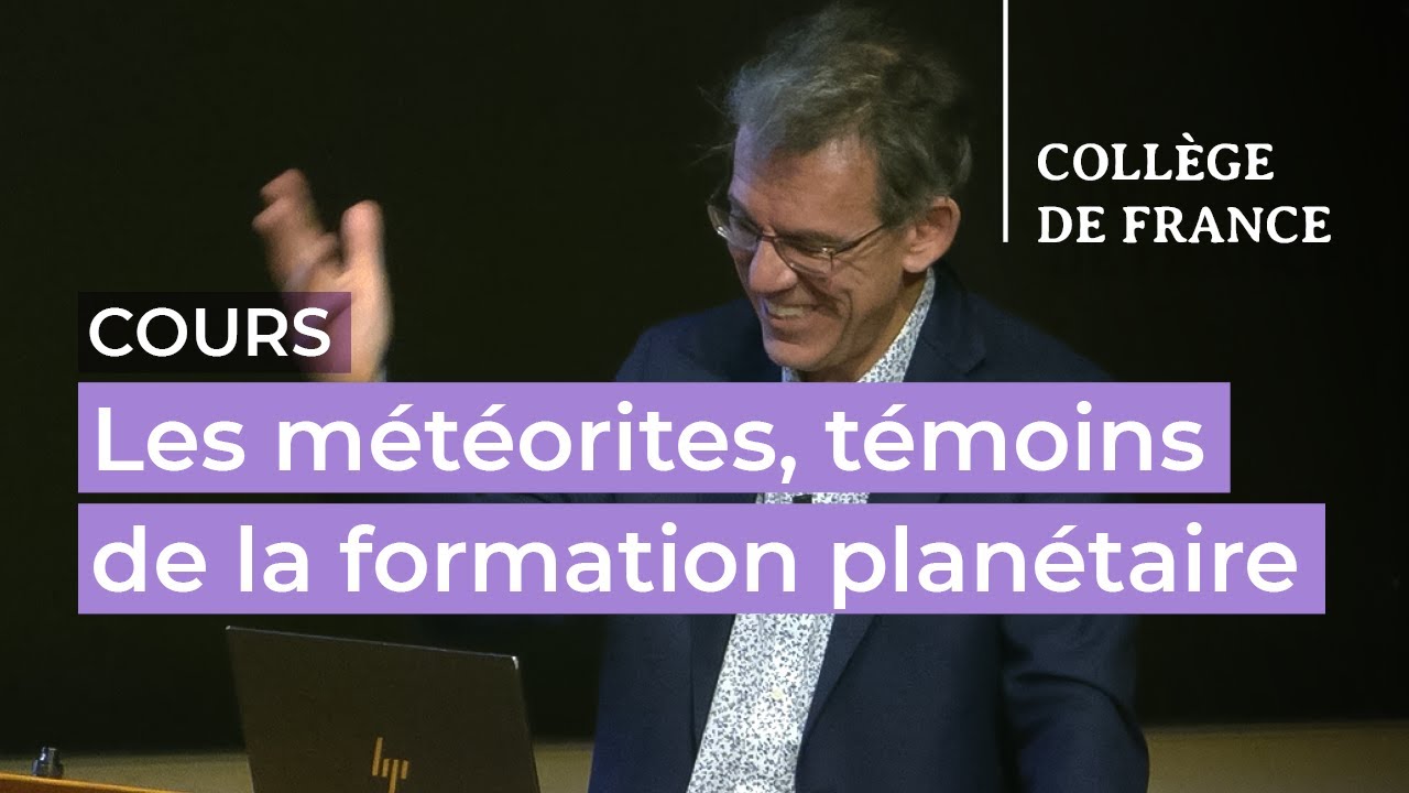 Les astéroïdes et leurs échantillons : les météorites... (13) - Alessandro Morbidelli (2025-2026)