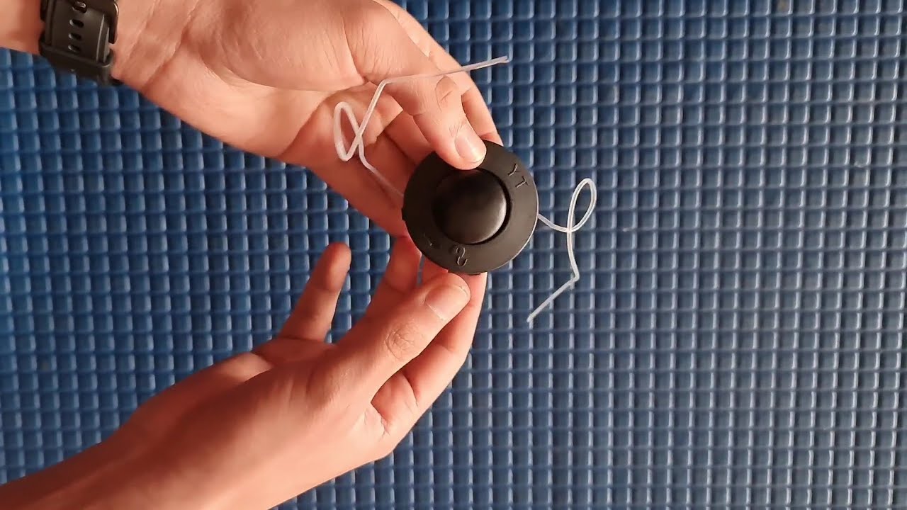 ¿Cómo cambiar el hilo del carrete de la guadañadora o desbrozadora Pretul? 25043 - DES-300P2