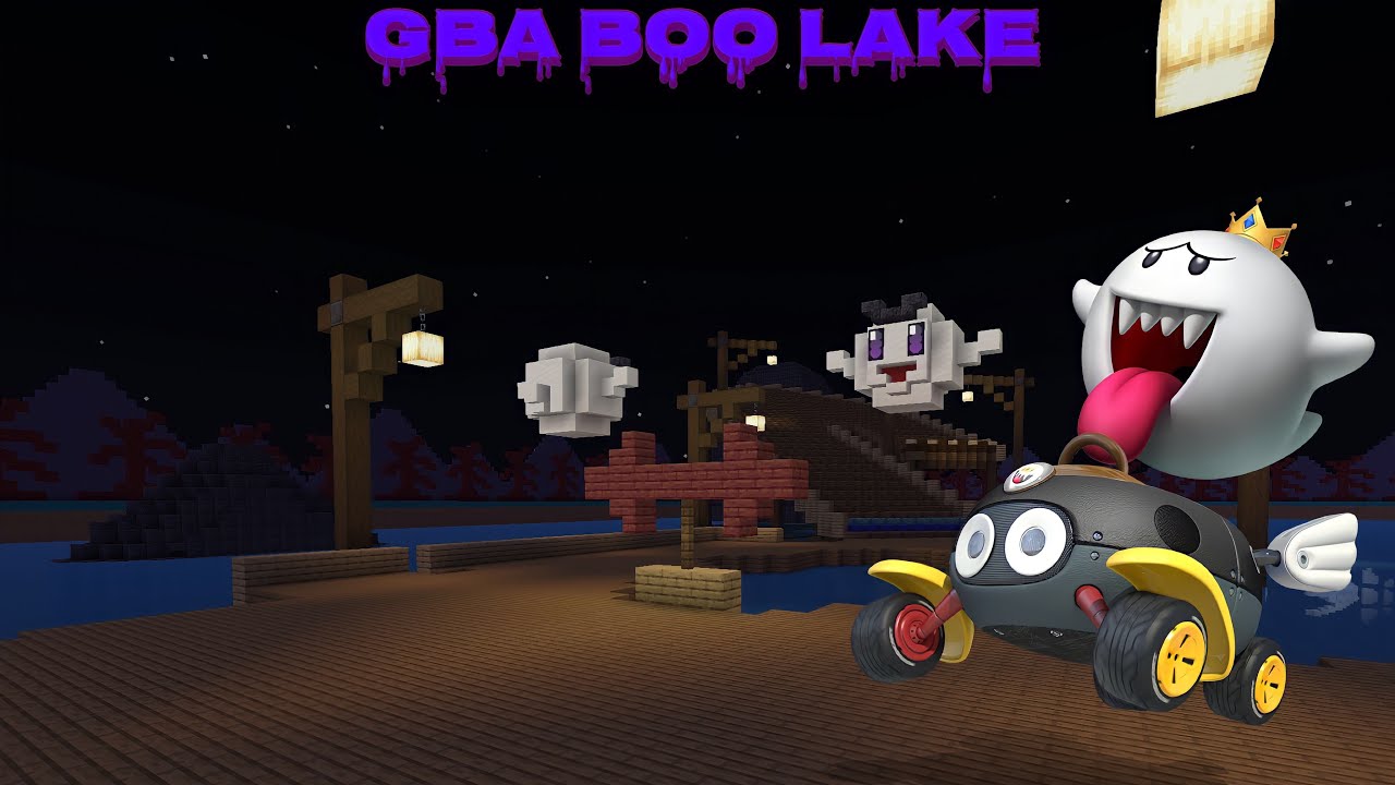 GBA Boo Lake Minecraft Mario Kart Tour/8DX *Remastered*
