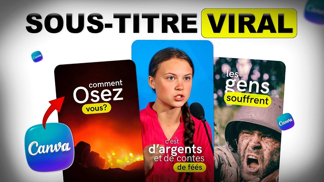 Comment Ajouter des Sous-Titres Modernes sur une Vidéo avec Canva | Tutoriel Complet