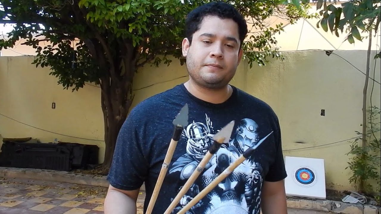 Como hacer flechas de madera para arco