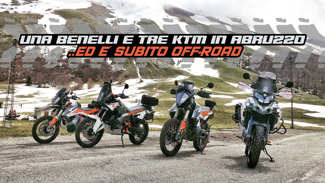 Una Benelli e tre KTM in Abruzzo..ed è subito Off-Road - TRK 502X - RideWithFrank 44