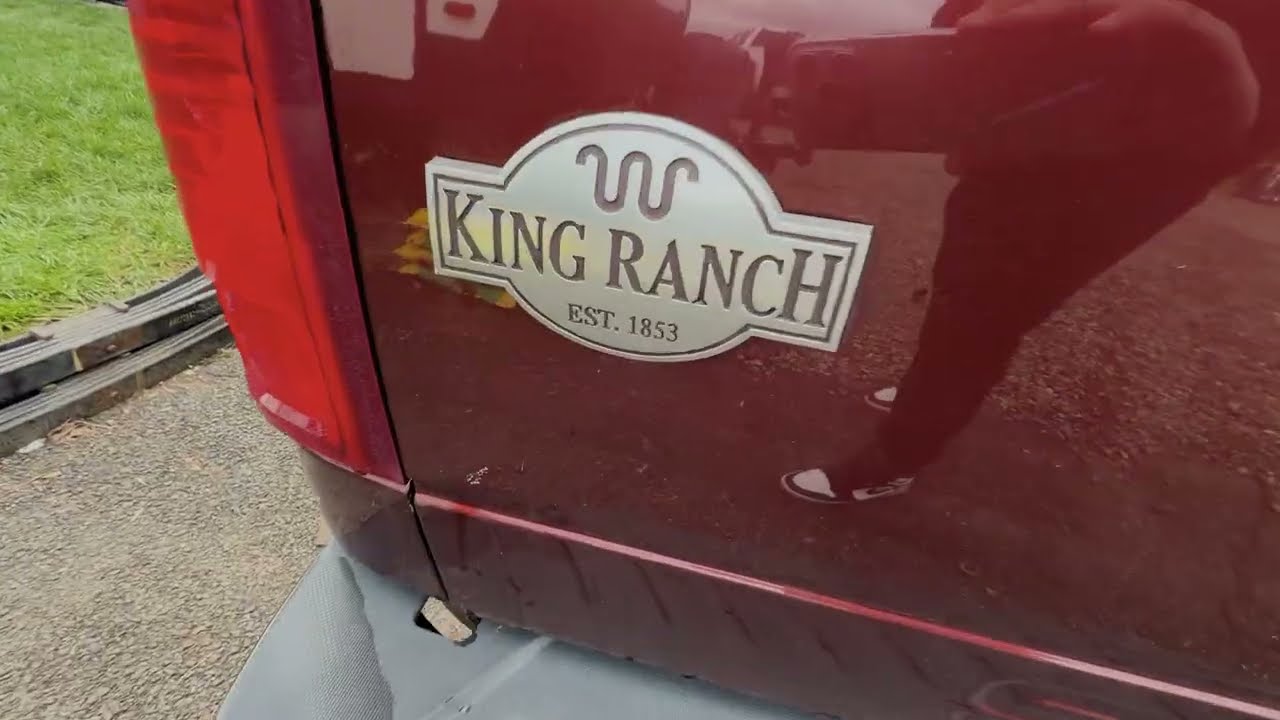 We finally got a 15-16 f350 king ranch from the salvage auction!!
