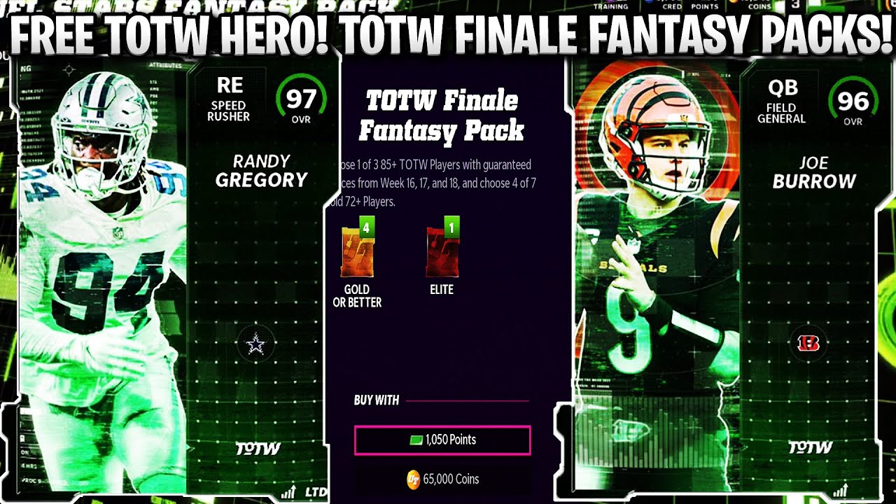 FREE TOTW HERO! TOTW FINALE FANTASY PACKS! TOTW 16, 17, AND 18 ARE HERE! 3 LTDS! | MADDEN 22