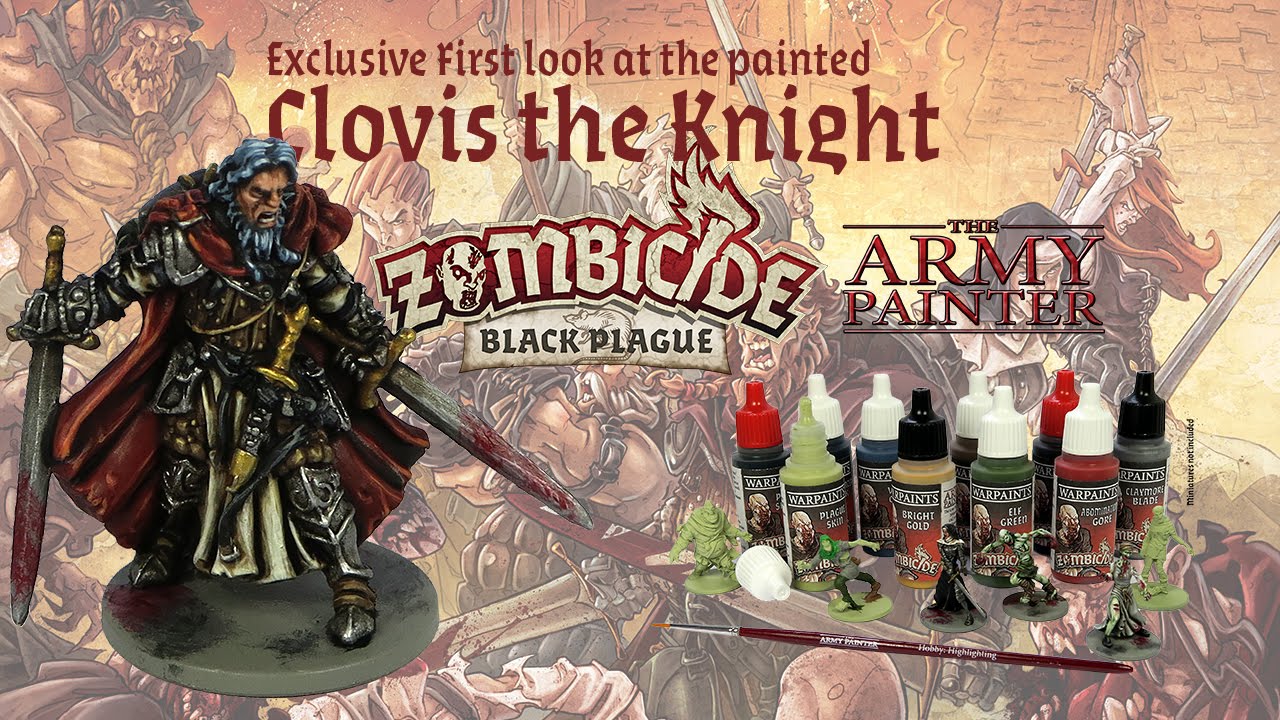 Zombicide Black Plague Clovis the Knight Painting Guide