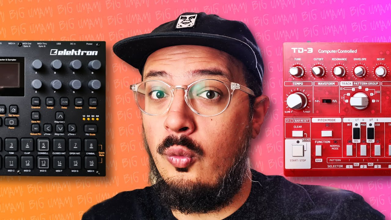 это мой новый любимый комбо... (digitakt + TD-3 setup and jam)